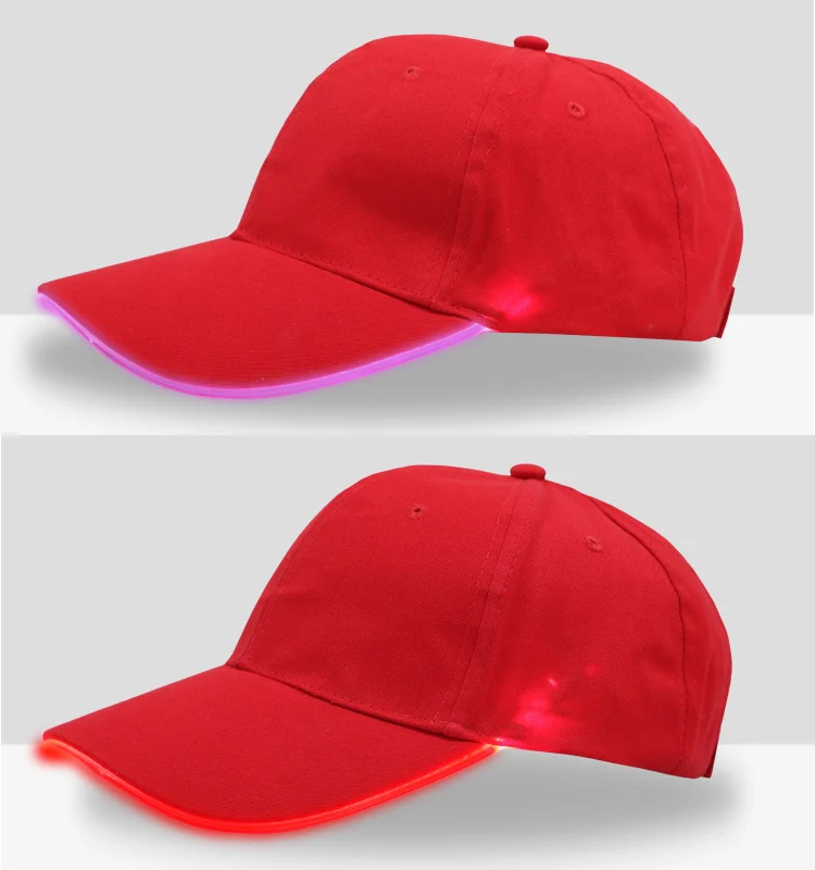 Sunrex Sensor Led High Quality Infrared Led Light Hats Blank Baseball