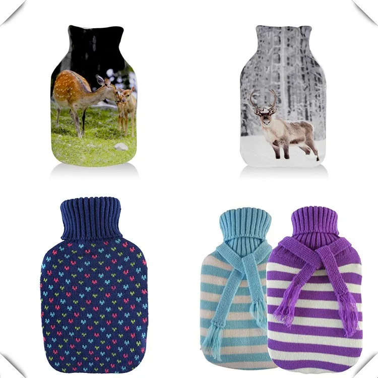 rubber luxury target hot water bottle with fleece cover_12