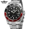 Winner Automatic Watch Mechanical 2018 Hot Selling Classic Men Stainless Steel Custom Logo WristWatch