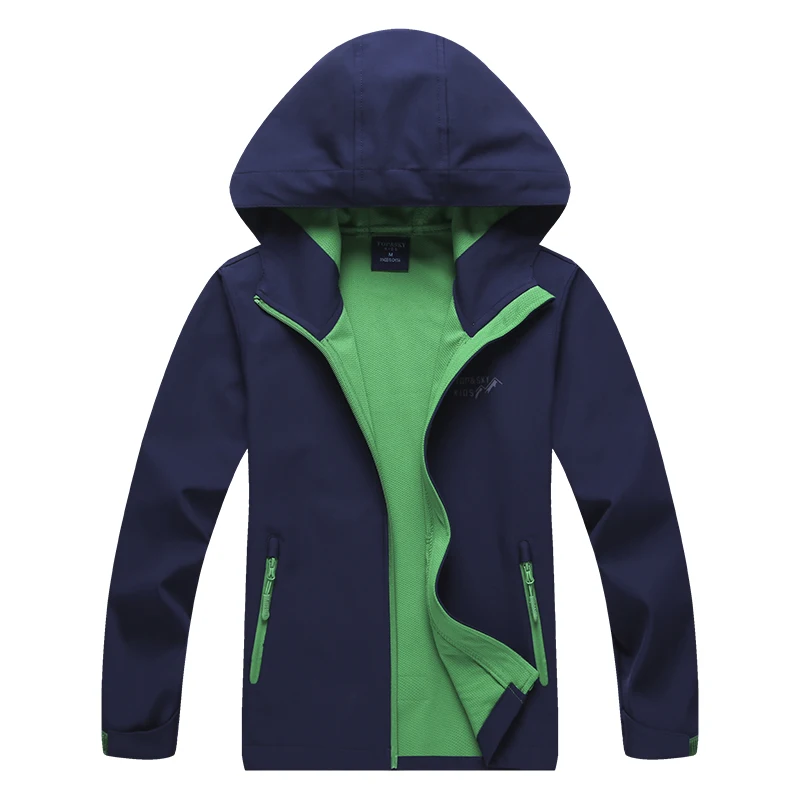 

Alibab online shopping children clothes Boys Rain softshell Jacket Mesh Lined Waterproof Light Windbreaker