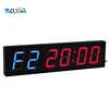 High quality 6 digit 4 inch LED program timer Garage training timer Multifunctional Gym Clock