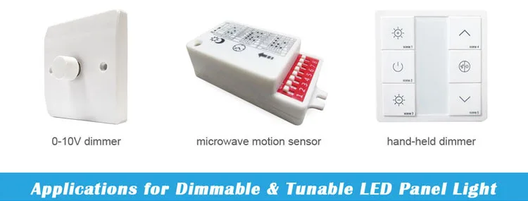 with microwave sensor zigbee cct led suspended ceiling lighting panel