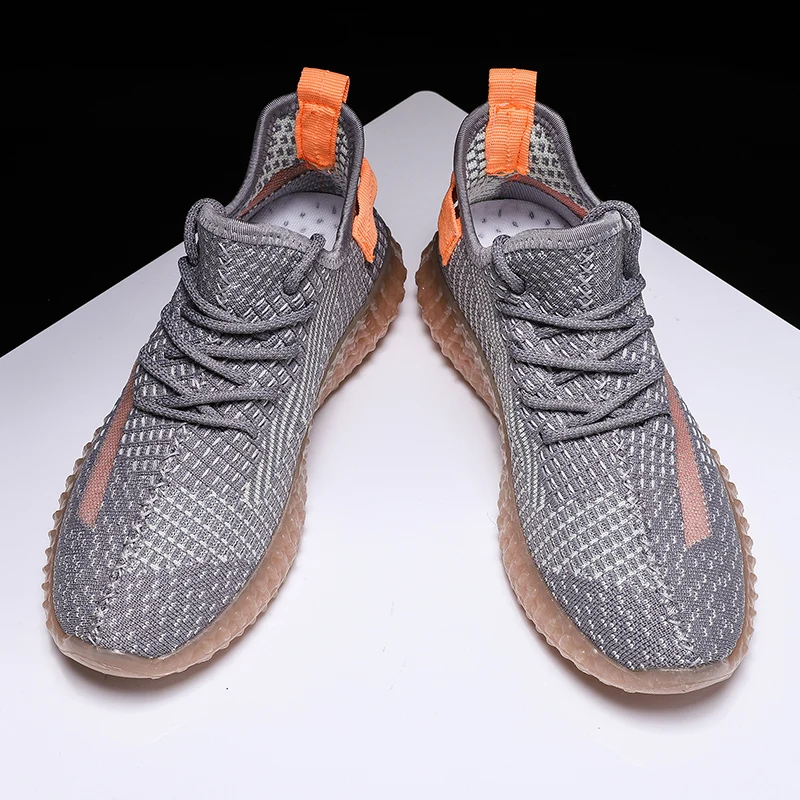 

2019 Jinjiang Hot Newest Version Knit Static Men Running Shoe