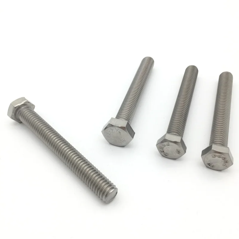 
Din933 full thread 18-8 A2-70 Stainless Steel Hex Bolt 