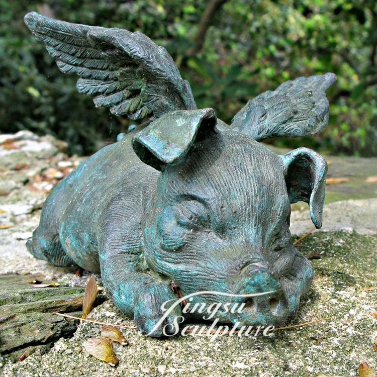 Wholesale Bronze Modern Flying Pig Art Sculpture Buy Modern Flying