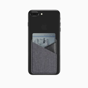 Simple Soft TPU Phone Case iPhone X Fabric Canvas Pocket