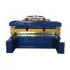 Glazed roofing tile steel sheet machine step bending