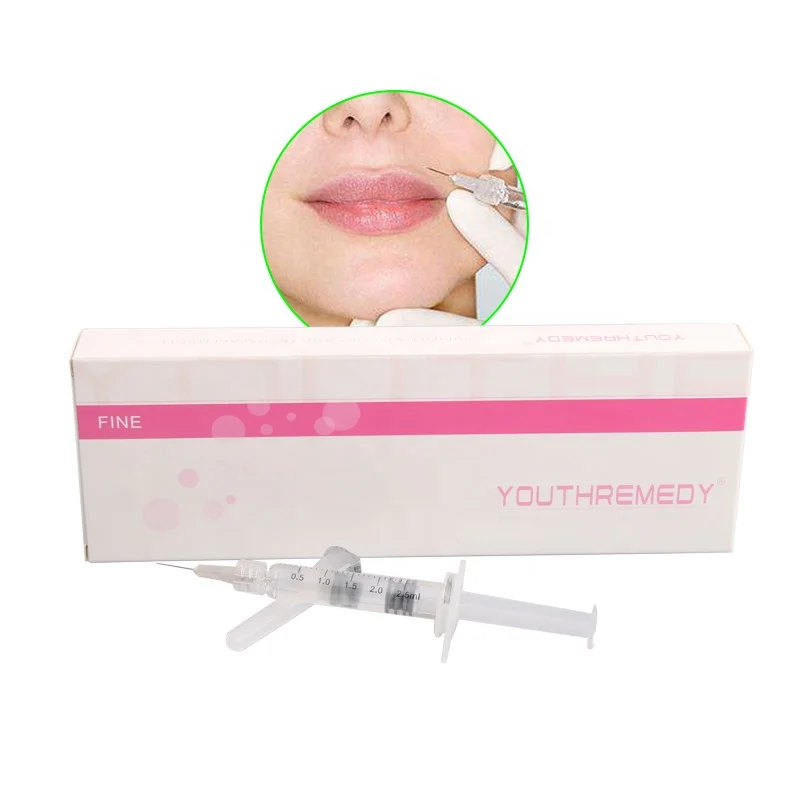 

2ml cross linked hyaluronic acid injection fillers for lips nasolabial, Transparent