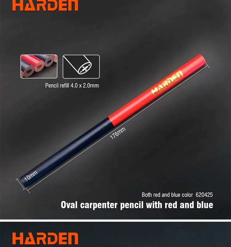 Customize Standard Carpenter Pencil | Rectangular Carpenters Pencil - View #9