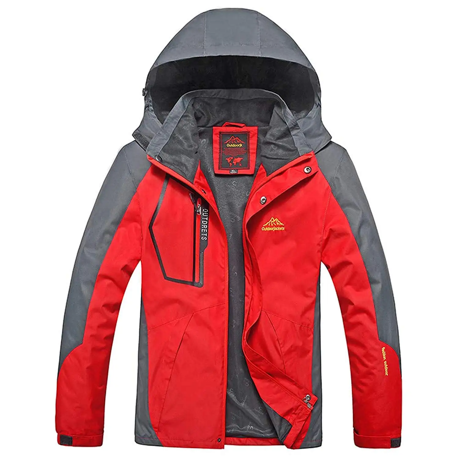 Pervobs Mens Casual Jacket Coat Lightweight Thermal Full Zipper Pocket Coat Outwear Overcoat Clearance Mens Coat