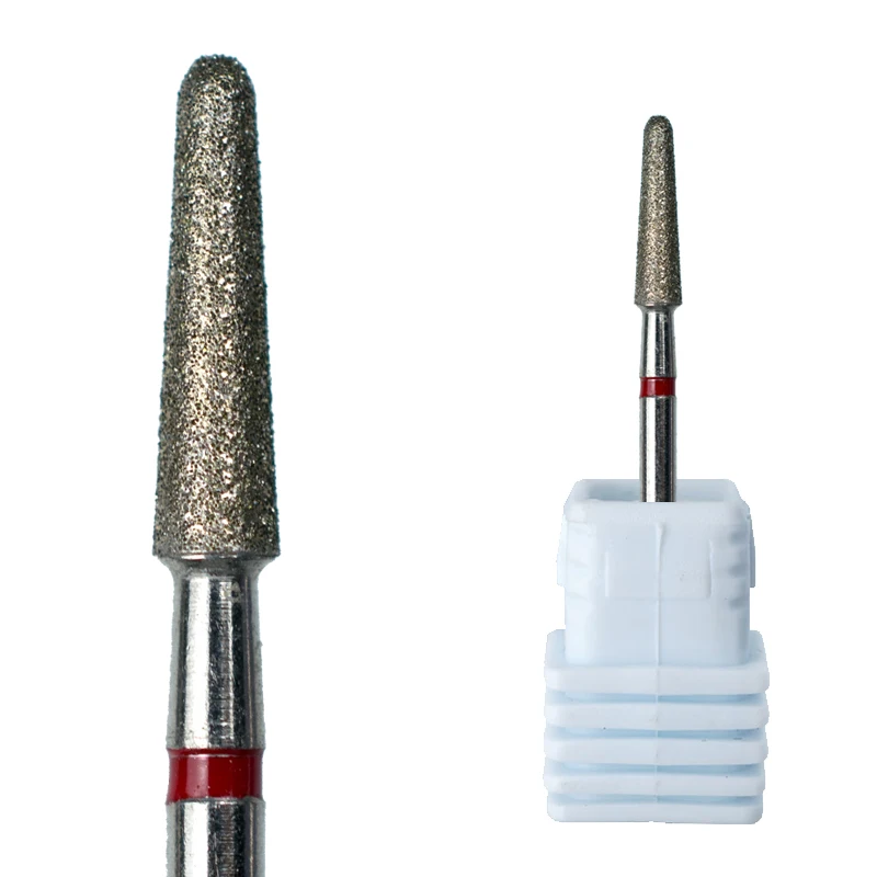 

Russian Manicure Diamond Bits Drill Nail for Cuticle Nail Drill Bit, Silver