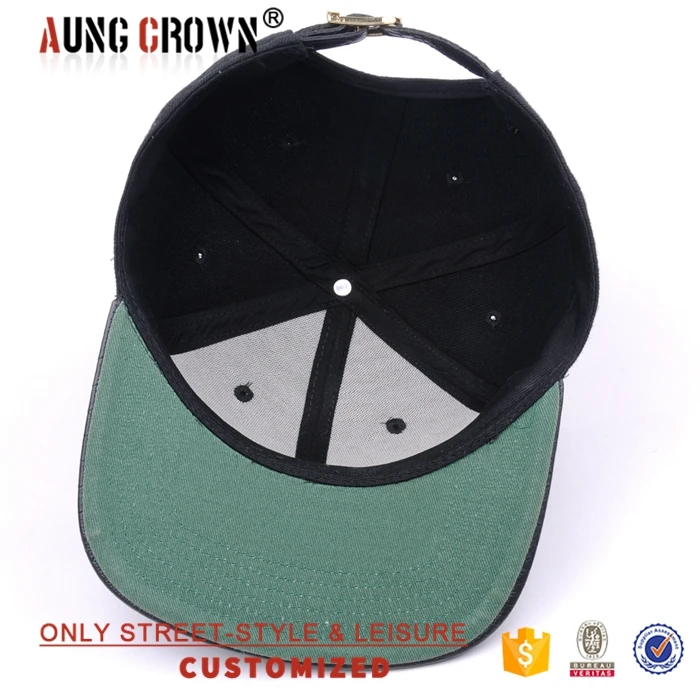 Custom Plain Blank Fitted Leather Brim Flat Snapback Hats Cap Buy
