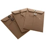 Wholesale Custom Cheap Button Closure A4 C6 A5 File Paper Hot Sales Kraft Envelope With String