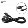 China factory supply optional length uk power cable 3 pin 220v power cord cable with molded plug