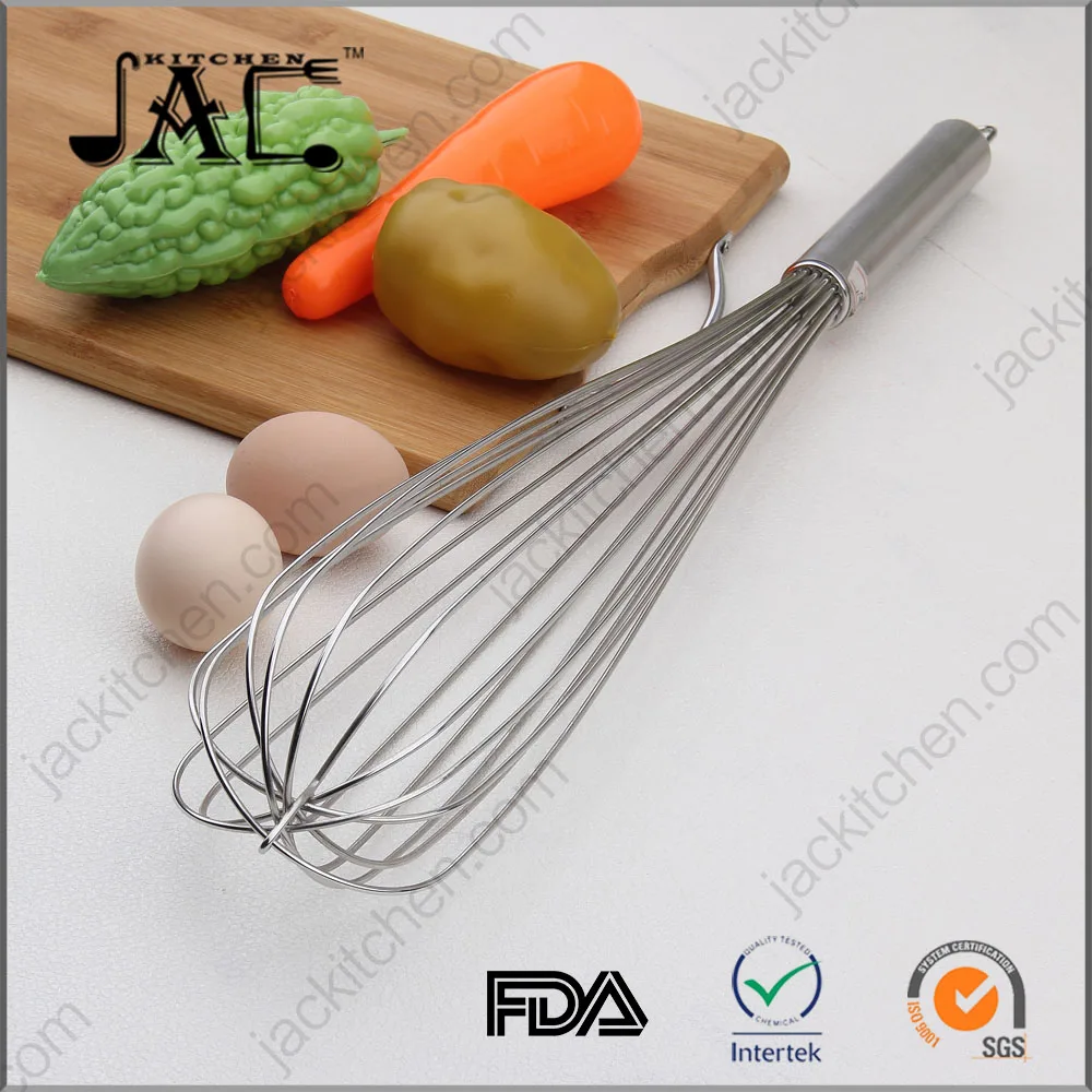 High Quality Super Large Size Durable All Stainless Steel Kitchen Manual Whisk / Balloon Whisk Cake Mixer