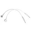 Trangjan Custom Tens Lead Wires Adapters - 3.5mm Snap plug to Two 2mm Pin Electrode Connectors