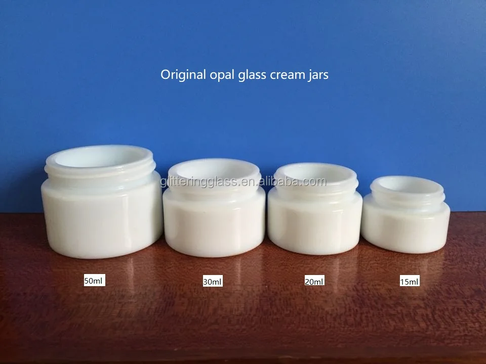 China Supplier White Glass Jar Wholesale Buy White Glass Jar,Cosmetic