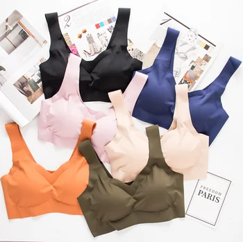 Comfortable Underwear Japan Girl Sleep Bra Top No Panties View