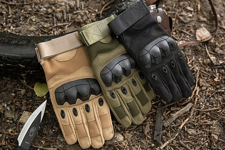 HBTG02-guantes tácticos de microfibra para acampada, protector de nudillos de goma suave, color caqui, marrón, para desierto| Alibaba.com