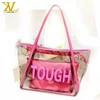 Large Clear Tote Bag and Coin ID Zipper Purse,Small Center Pocket Pouch