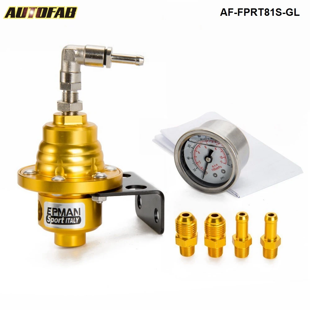 Epman Sport Adjustable Fuel Pressure Regulator Fpr Type S With Oil Gauge For Toyota Supra Jza80