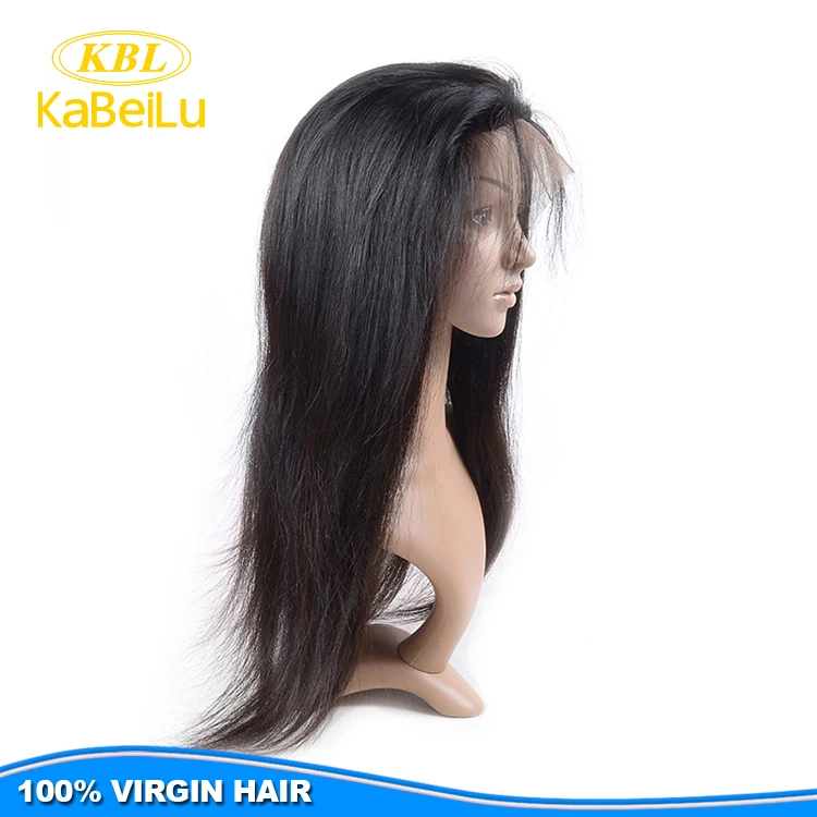 KBL Virgin Brazilian full lace wig,wholesale wigs and hairpieces guangzhou wig,supply 100% virgin european hair full lace wig