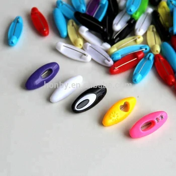 colored safety pins
