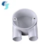 2 way U type cable junction boxes circular box for electrical