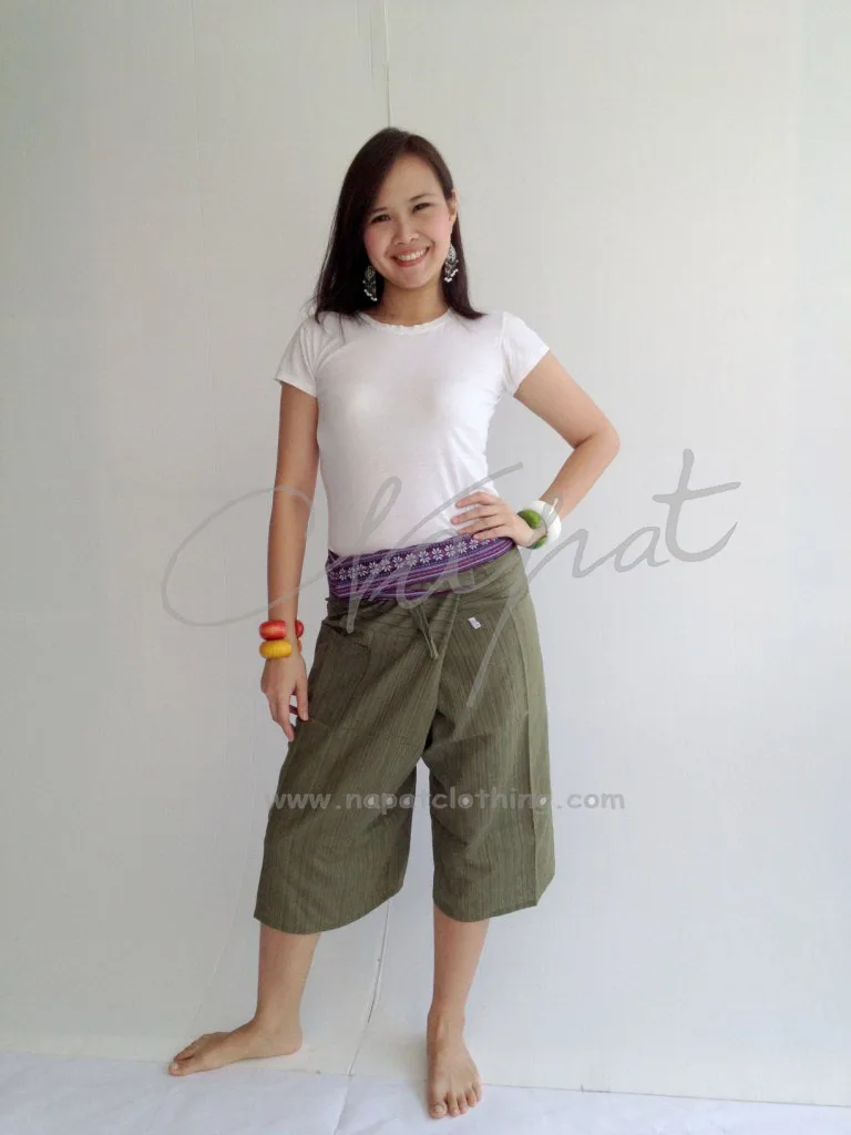 olive green overall shorts