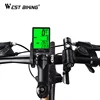 WEST BIKING Bike Computer Speedometer Motorcycle Digital LCD Odometer Waterproof Stopwatch Wired Exercise Cycle Bicycle Computer