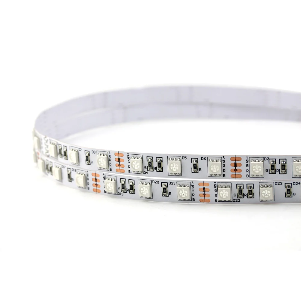 12V/24V RGB color chasing flexible led strip light 5050