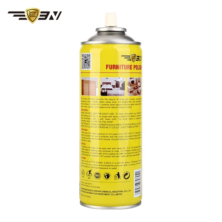 
Wood Furniture Polish Spray(340g), Eco-Friendly Lacquer Furniture Polish, High Quality Furniture Varnish Spray for Hotel 