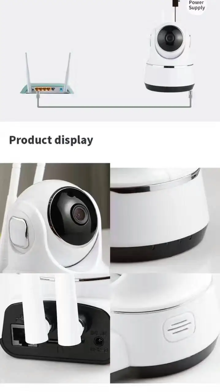 Factory price Smart Camera HD ants webcam mini 720P IP camera P2P Full HD Spy Clock