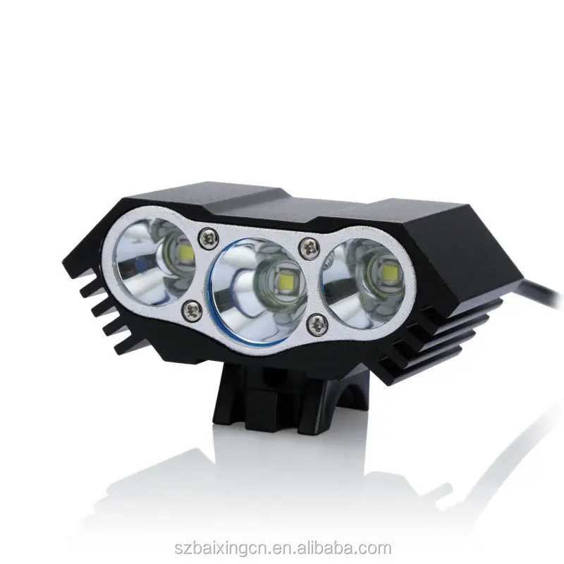 

4000LM 3x CREE XM-L XML U2 LED bike light