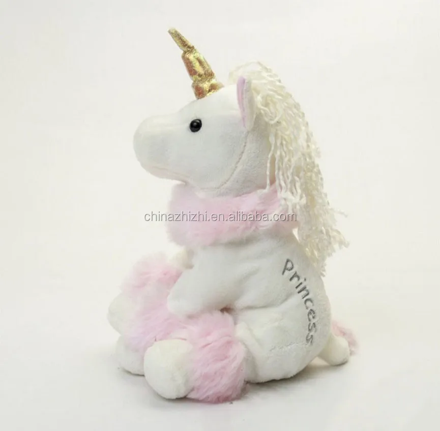 unicorn soft toy pink