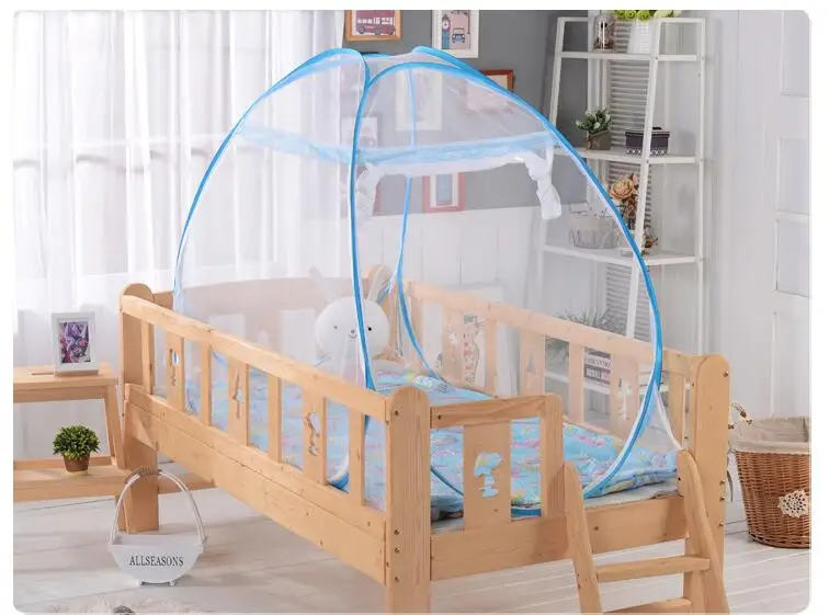 Mosquito Net Baby Crib Tent Safety Net Pop Up Canopy Cover Never