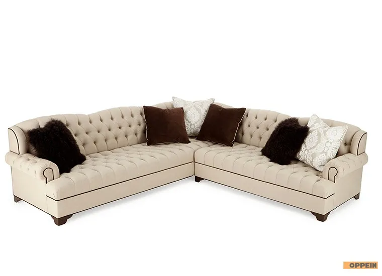 Modern Corner Three Seats Fabric Sofa Furniture Simple Modern Corner Three Seats Fabric Sofa
