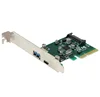 PCI express 4x to 2 USB 3.1 type-A + Type-C Adapter PCI-e USb3.1 Type A C controller card