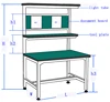 Word table without motor,assembly line without a belt,customize size.Aluminum