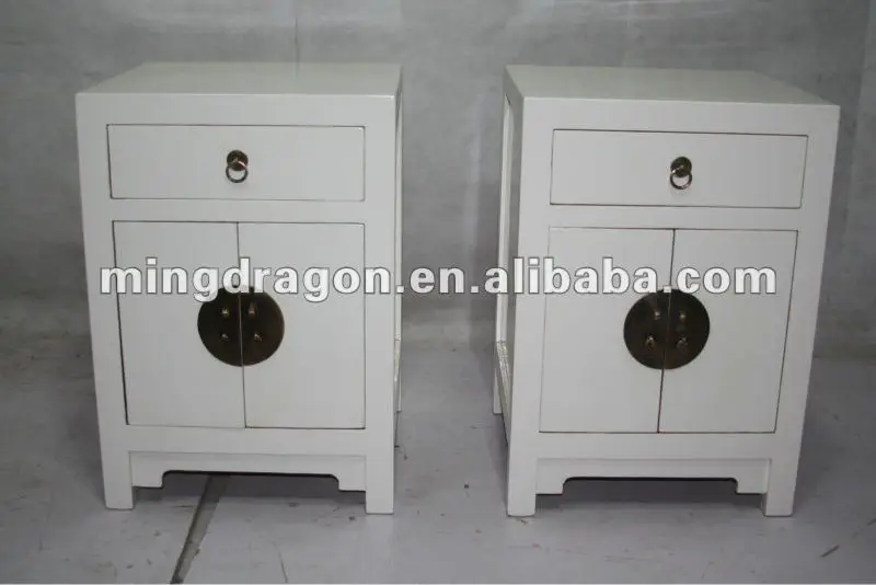 Chinese Reproduction White Bedside Small Cabinet Buy Antique