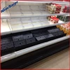 black supermarket display table 3step riser for vegetables and fruits common use