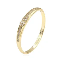

51105 xuping modern design gold bangle., heart love bangle