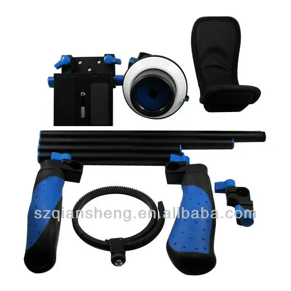 DSLR Rigs Video Camcorder Camera Stabilizer with Follow Focus