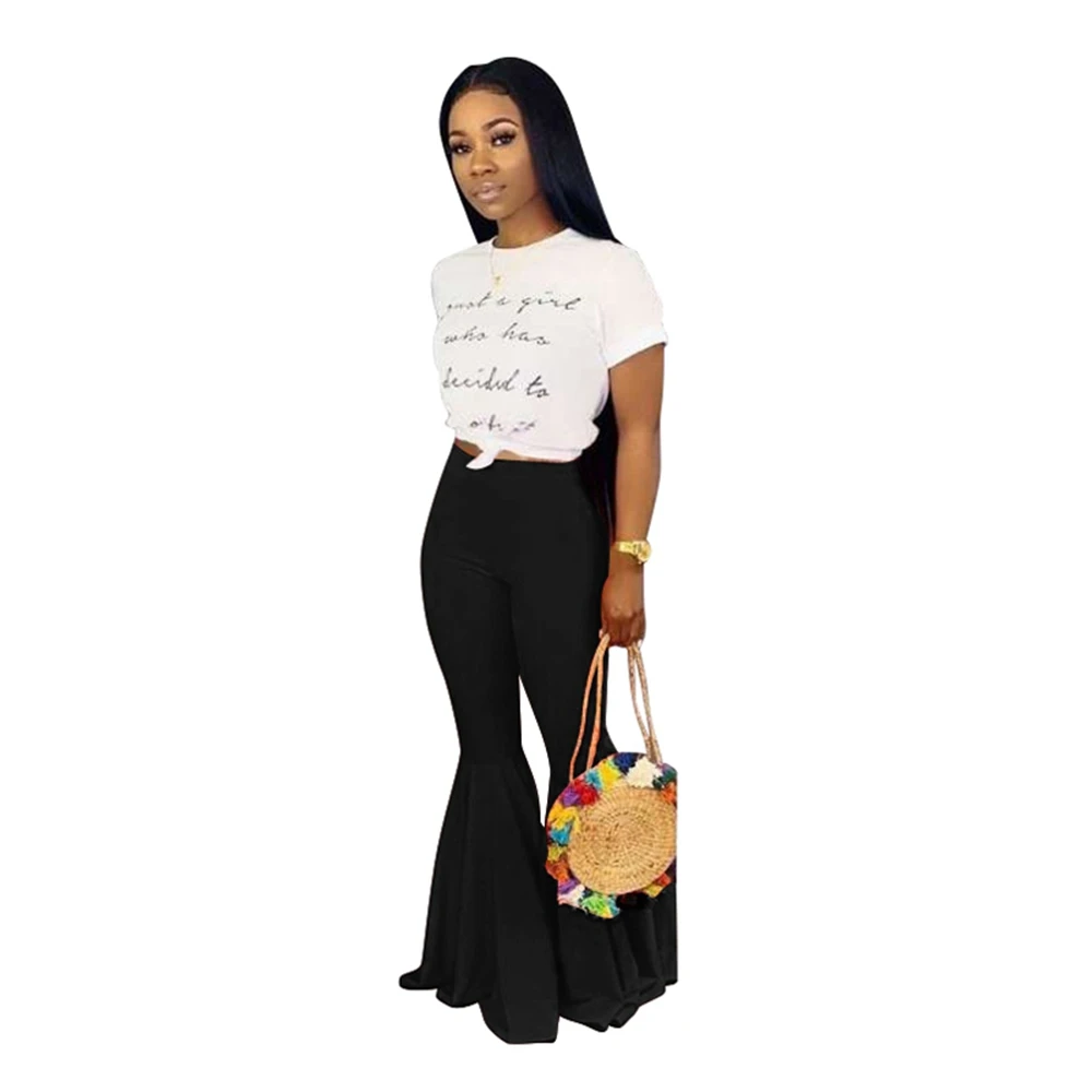 

Hot Sale Candy-colored Fashion Flared Pants Women