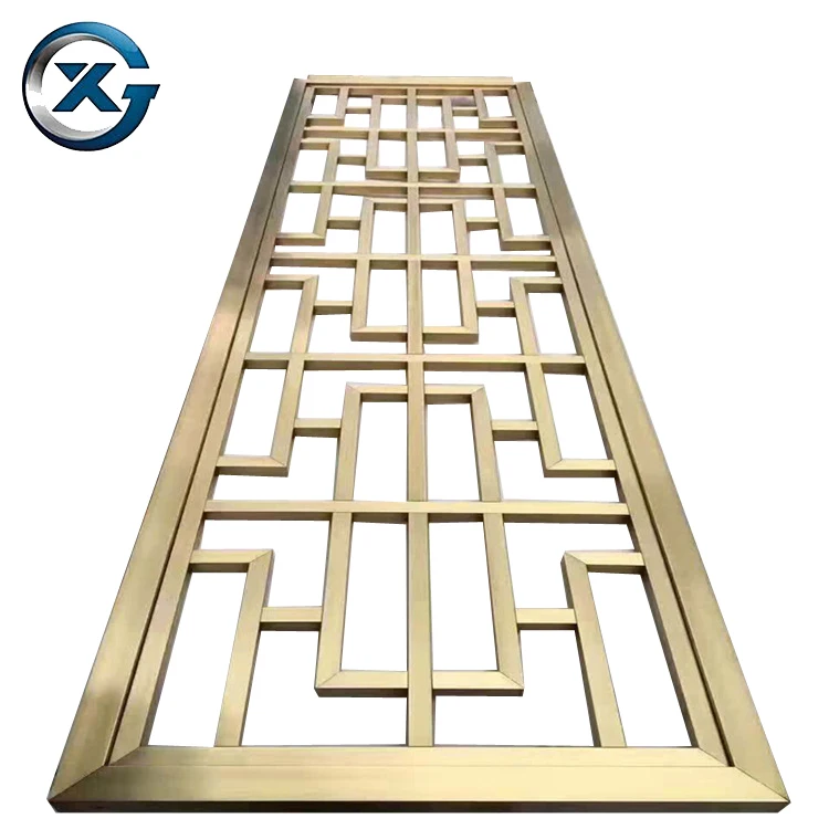 Malaysia Dubai Style Luxury Aluminium Partition Laser Cut Metal Room Wall Divider