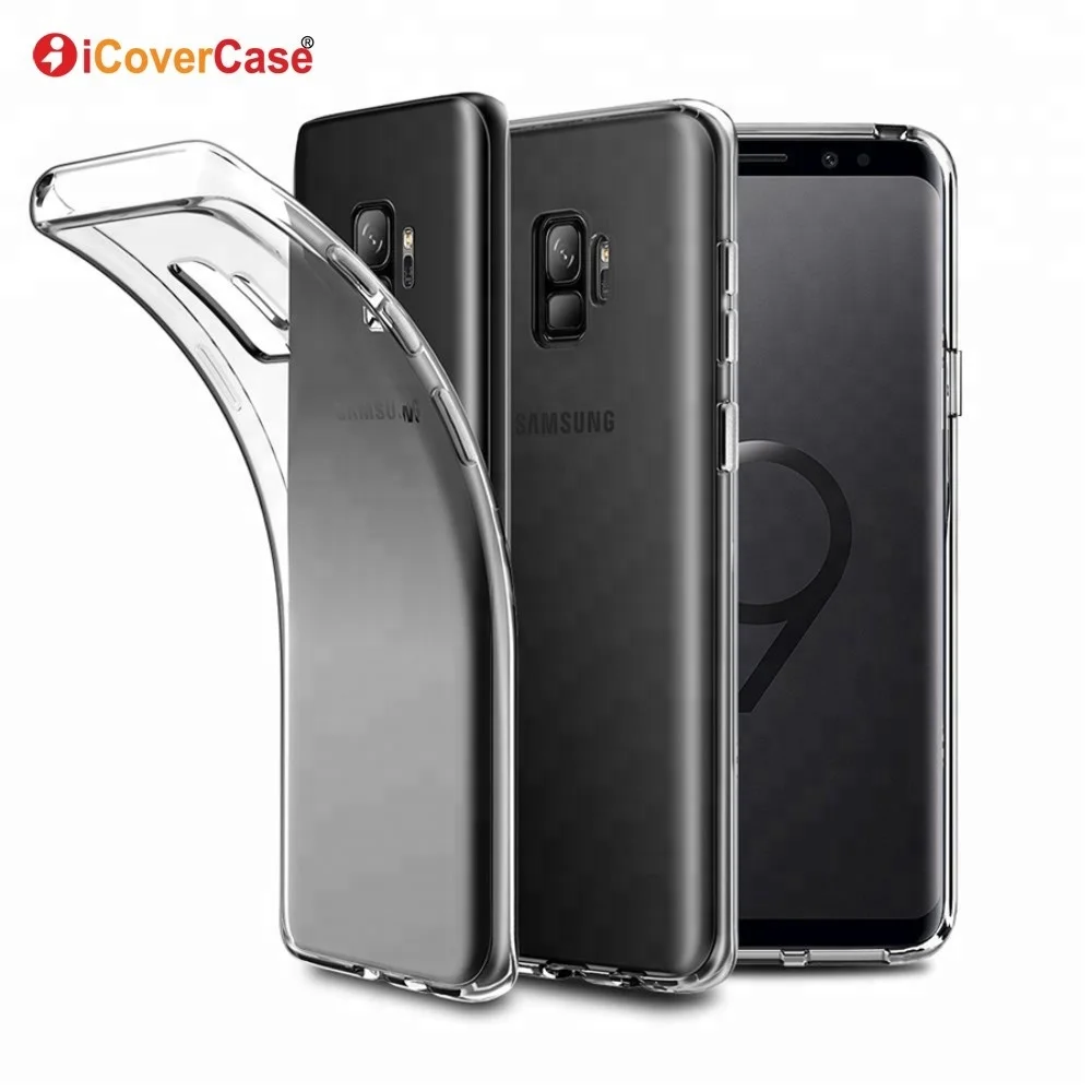 

Transparent Clear Silicone TPU Back Cover Soft Case For Samsung Galaxy S6 S7 Edge S8 S9 Plus S10 Plus S10e