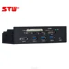 5.25 Front Panel with USB 3.0 and One Type C Port ESATA Card Reader