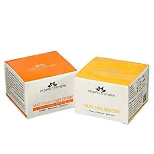 Organic Therapie Forever Gorgeous Skin Combo- (Mattifying Day Crème 50gm, Sun Tan Eraser 50gm) from Organic Therapie