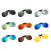 Lightweight Rimless Pilot TAC Polarized Optical Frame Clip On Flip Up Sunglasses