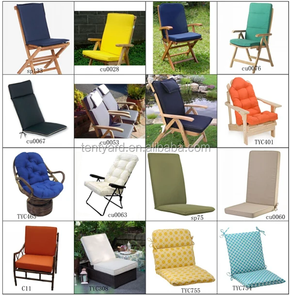 Silla De Patio Con Respaldo Bajo Reclinable,Elegante,A Rayas,Cojines Para Muebles De Exterior